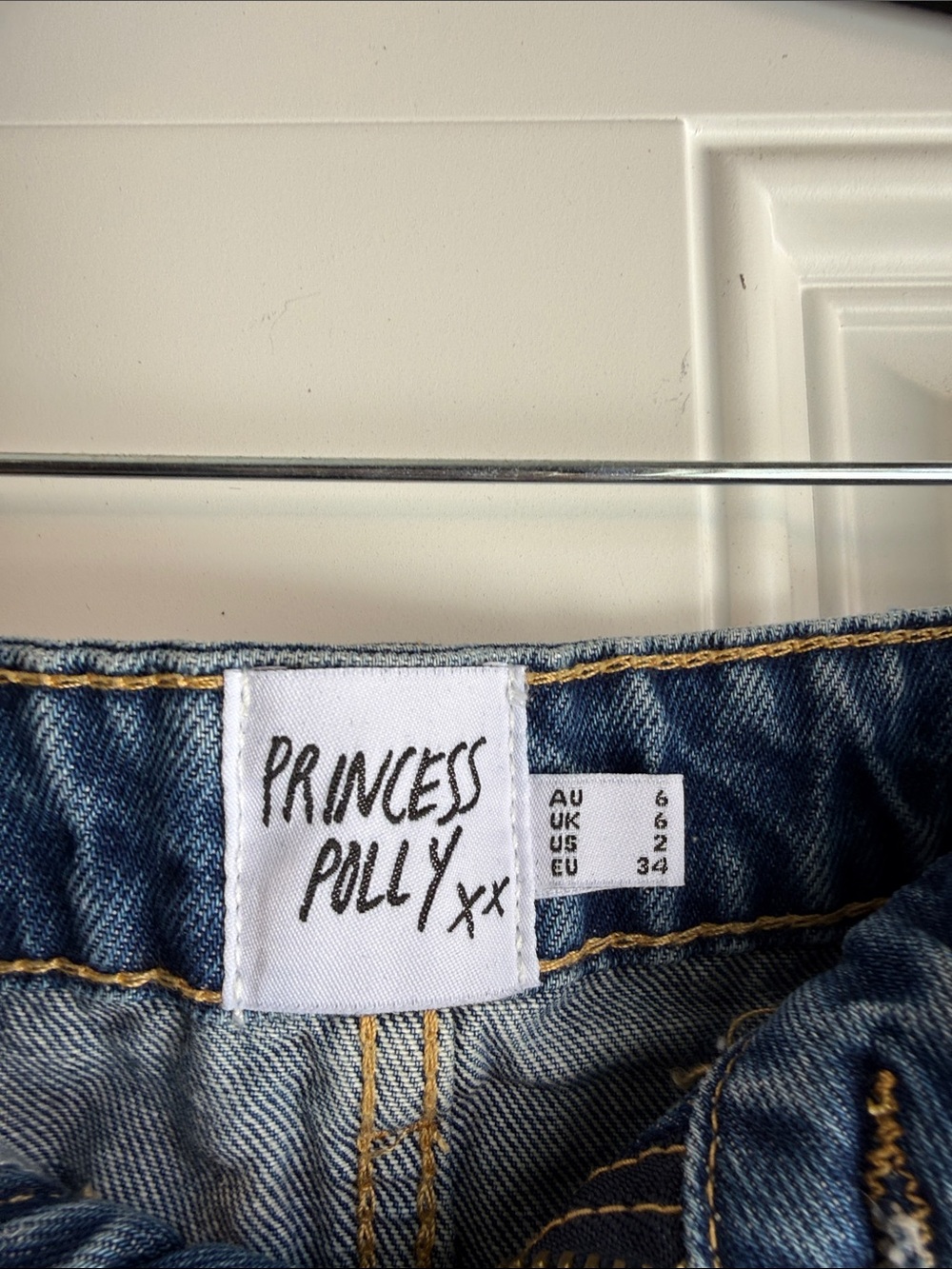 Princess Polly Classic Blue Denim Mini Skirt - Picture 3 of 4